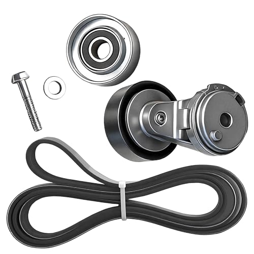 Serpentine Belt Tensioner and Idler Pulley Kit For Chevrolet Corvette - size: 90K-38196