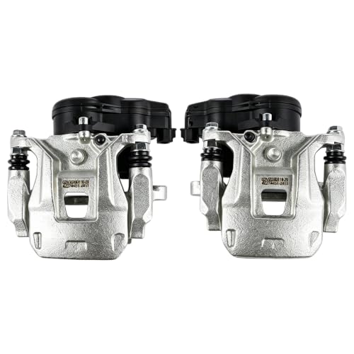 Rear Left & Right Electric Brake Caliper Assembly Replacement for 2017-2022 Mitsubishi Outlander 4605C043 4605C044