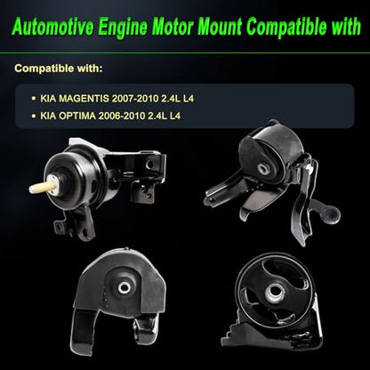 Engine Motor Mount Compatible with Magentis 07-10 Optima 06-10 2.4L - size: 2006-2010 Optima 2.4L
