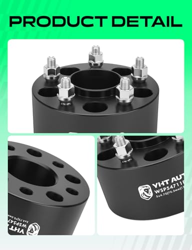 YHTAUTO 5x4.75 Hub Centric Wheel Spacers 3 Inch for Buick, Chevy, GMC - size: 3 Inch Thickness, style: 4 PCS