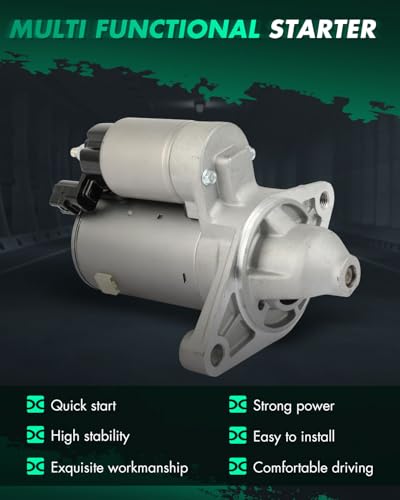 SCITOO Starter Compatible for Mercedes-Benz for CL63 AMG 5.5L 2011-2012,for Mercedes-Benz for GL450 4.7L 2013-2014,for Mercedes-Benz for GL550 4.7L 2013-2016 Engine Starter Motor 30481 - size: 30481N