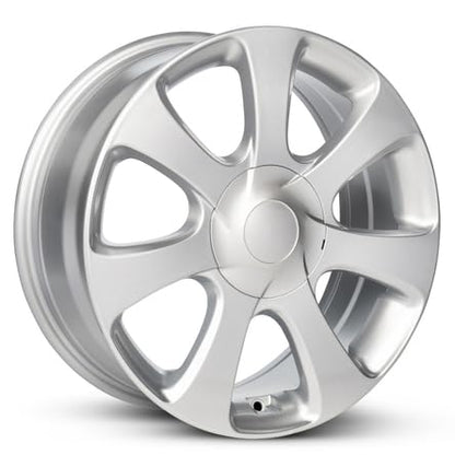 New OEM Replacement Wheel for 2011-2013 Hyundai Elantra 17x7 inch Aluminum Rim Painted Silver Fit 215/45R17
