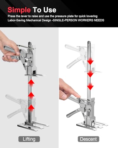 Kolvoii Labor Saving Arm Jack 2 Pack, 10 in Lift Range, Hand Lifting Jack - size: Large