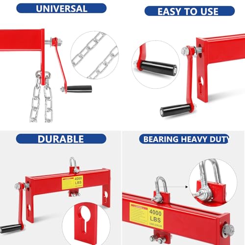 2 Ton Folding Hydraulic Engine Hoist with Load Leveler