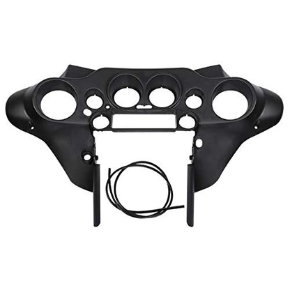 TCMT Speedometer Cover Cowl Inner Fairing Fits For Harley Davidson Touring Street Glide FLHX FLHTC FLHTCU 2008-2013 FLHT FLHTC FLHTCU FLHX 1996-2007 - color: Black Inner Fairing A
