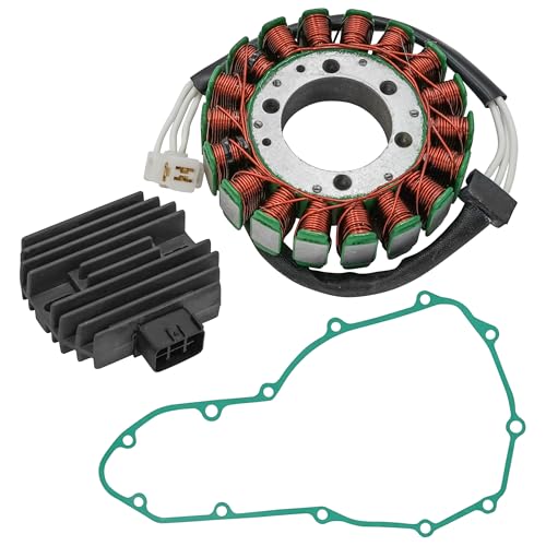 Caltric Stator and Regulator Rectifier with Gasket Compatible With Kawasaki Versys 650 Kle650 2007-2014