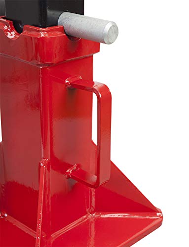Big RED 22 Ton Car Jack Stands, Heavy Duty Pin Type Professional Car Jack Stand with Lock, Fit for Supporting Trucks, Trailers and Equipment, Red, 1 Pair