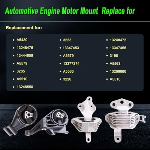 Engine Motor Mount fit Chevy Cruze 2010-2016 1.4L Automatic Trans. - size: 2010-2016 1.4L Auto Cruze Limited