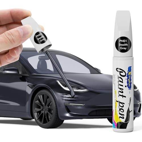 PN01 Stealth Grey Touch Up Paint Compatibl with Tesla Model Y/3/X/S - color: Stealth Grey - PN01