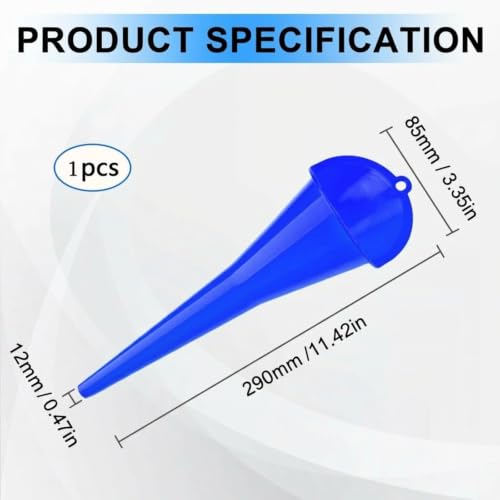 Long Neck Oil Funnel for Automotive Use, Universal Car Funnel Kit for Oil, Coolant, Fuel & Lubricants, Extended Flexible Funnel for Transmission Fluid, Engine Maintenance Accessories - color: 1 Pcs