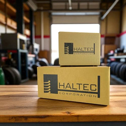 Haltec QS-500 Quikstem 2 inch Straight Push Through Brass Valve Stem for OTR and Farm Tire .625 inch Valve Stem Holes. For Quick Stem Emergency Valve Stem Replacement.