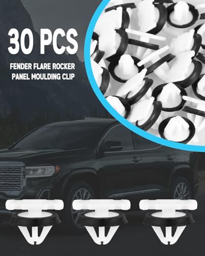 70pcs Fender Flare Rocker Panel Moulding Clips for GM Chevy GMC Sierra