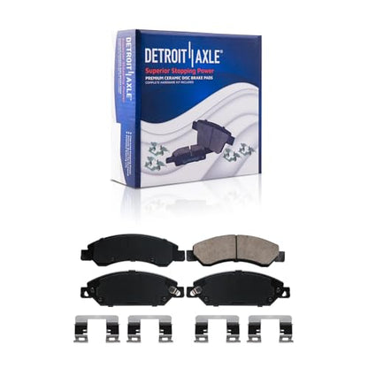 Detroit Axle - 3pc Front Brake Kit for 2005-2007 Chevy Silverado 1500 - size: 3BP3700656/Kit