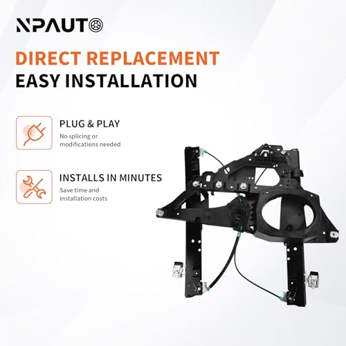 Front Left Power Window Regulator with Panel Without Motor for Expedition - style: Front Driver Side