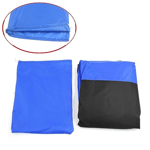 uxcell L 190T Rain Dust Motorcycle Cover 86" for Harley Davidson - color: Blue Black, size: Large