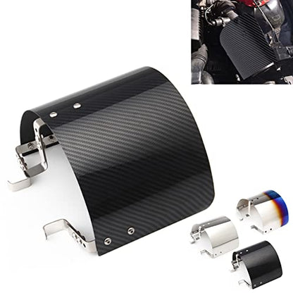 Protective Air Intake Heat Shield Wrap Heat-Insulation Air Filter Cover - size: Carbon Fiber
