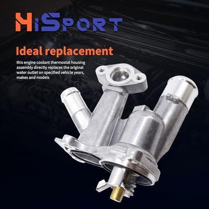 HiSport BM5Z8592C Thermostat Housing Replacement for BM5Z-8592-C