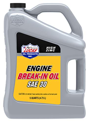 Lucas Oil 10631 SAE 30 Racing Engine Break-in Oil - 5 Quart - size: 5 Quart, style: SAE 30