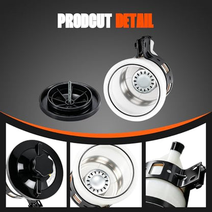603-5106 Heavy Duty Power Steering Reservoir Tank with Bracket, for International Harvester Truck 4300 4400 7300 2002-2016 Replaces#3558153C93 3558153C94 - size: 603-5106