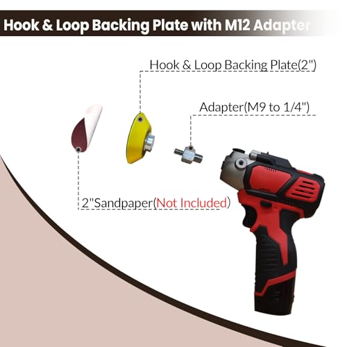 2 Inch Quick Change Disc Pad Holder Set,for Milwaukee M12 Tools