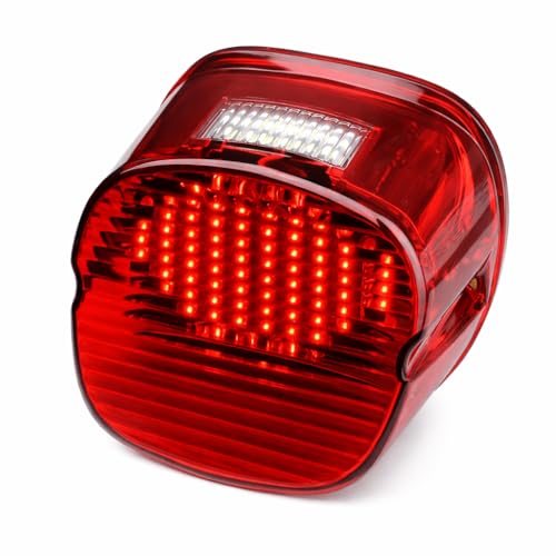 Eagle Lights Red Strobing LED Tail Light Upgrade for Harley Davidson Sportster/Softail/Touring/Dyna - color: Red