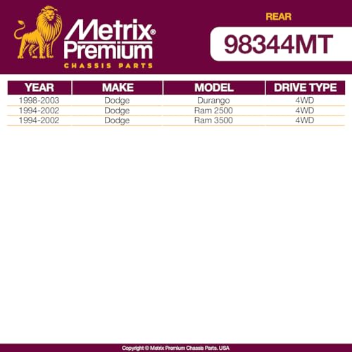 Metrix Premium Chassis Parts Sway Bar End Link Kit Fits Dodge Durango 4WD - size: K7371 x2/ PAIR