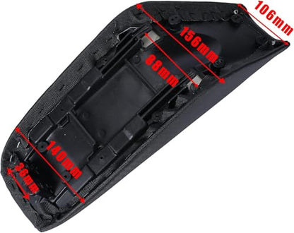 Plastics Fender Kit with Black Tall Seat for Honda CRF50 XR50 Chinese 50cc 70cc 90cc Dirt Pit Bike (Red) - color: Red