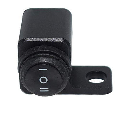 CNC Motorcycle Switches Waterproof ON Off ON Switch Handlebar Control Switch for Headlight High Low Beam Fog Light M8 M10 Screw Mount