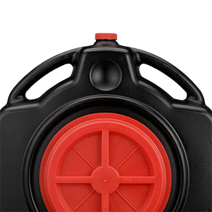 Zeeline By Milton ZE700, Oil Change Pan, With Filter Drain Screen, 15 Quart, Oil Collection Pan, Lightweight, Oil Pan with 8” Drain Opening, Pour Spout for Easy Transport