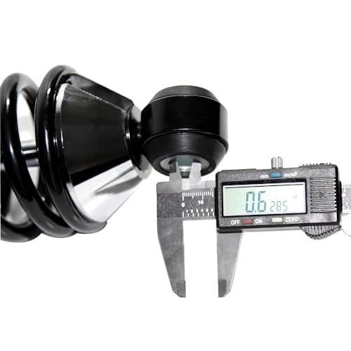 Rear Street Rod Coil Over Shock Black Coated Spring (Spring Rate 200Pound) - size: Spring Rate 200Pound