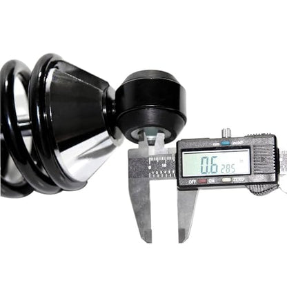Rear Street Rod Coil Over Shock Black Coated Spring (Spring Rate 200Pound) - size: Spring Rate 200Pound