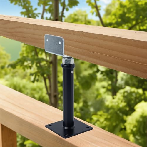 4 Pack U-Shaped Floor Jack - Adjustable Steel Beam Support for 4x2, 4x4, 4x6 Joists Heavy Duty Screw Jack with U-Head Telepost & House Jack.9-13 Inch Adjustment Range. - size: 9-13