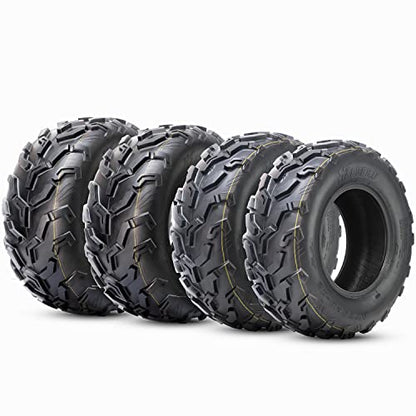 HALBERD Set of 4 ATV/UTV Tires, 6PR 25x8-12 Front & 25x10-12 Rear Full Set - size: 25x8-12 & 25x10-12