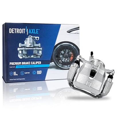 Detroit Axle - Front Brake Pads Right Disc Caliper Replacement - size: 3BP3700722/Kit