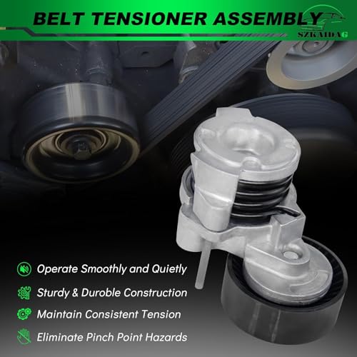 Belt Tensioner Assembly with Pulley for:-BMW 750I 2006-2008 545I - size: 11287549588