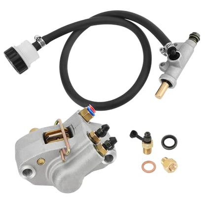 Rear Brake Caliper & Master Cylinder Compatible with Polaris Sportsman 500 400 335 1998-2002 Worker 335 500 Diesel 455, OEM#1910301 1930818 1910553 1910441 1910366 1930819