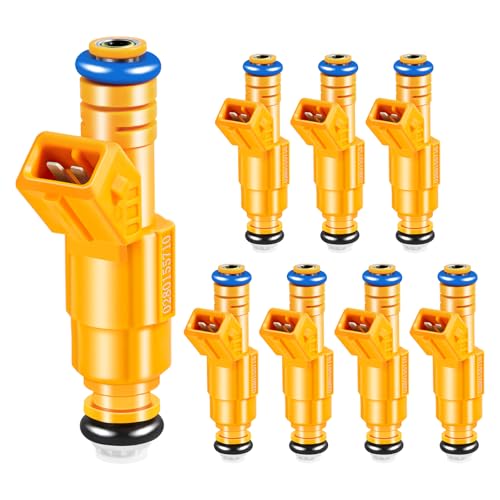 Fuel Injectors Set of 8 Compatible with Ford for E-350
