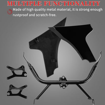 Side Fairing Panel Bracket Motorcycle Fairing Support Brackets Kit Fit for Touring Road Glide 2024-up,CVO Road Glide 2023-up,CVO Road Glide ST 2024-up (Vivid Black)