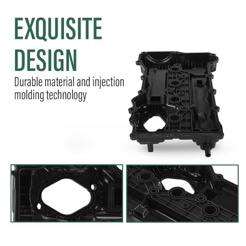 LQI Engine Valve Cover w/Gasket, Black 224102G710 - size: Fit Tucson 2014-2015/Kia Optima 2011-2016
