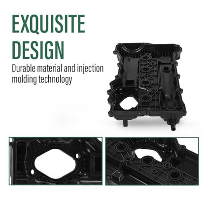LQI Engine Valve Cover w/Gasket, Black 224102G710 - size: Fit Tucson 2014-2015/Kia Optima 2011-2016