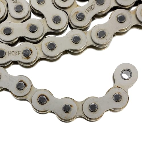 NICHE Drive Sprocket Chain Combo for Honda Grom 125 Front 15 Rear 34 Tooth 420 Standard 106 Links - size: Standard Chain