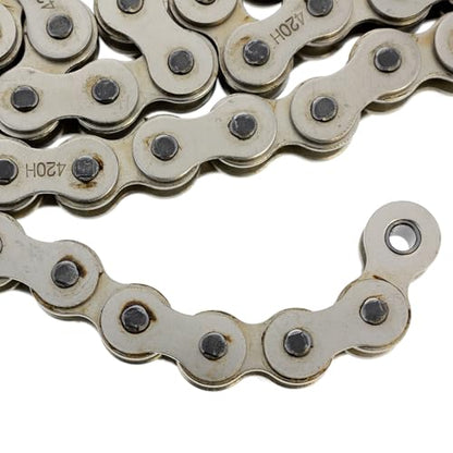 NICHE Drive Sprocket Chain Combo for Honda Grom 125 Front 15 Rear 34 Tooth 420 Standard 106 Links - size: Standard Chain