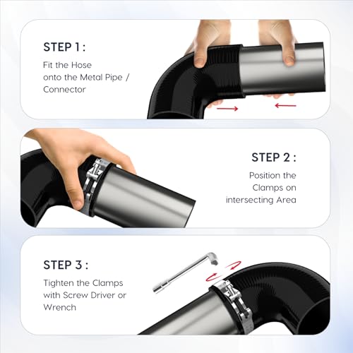 Endure 90 Degree Silicone Elbow Intake Hose 4-Ply, 3.5"(89mm) - Black - color: Black, size: ID - 3.5Inch(89mm)
