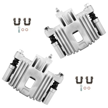 cciyu Rear Left & Right Disc Brake Calipers Assembly 18B4724 18B4725 - size: Rear[18B4724+18B4725]