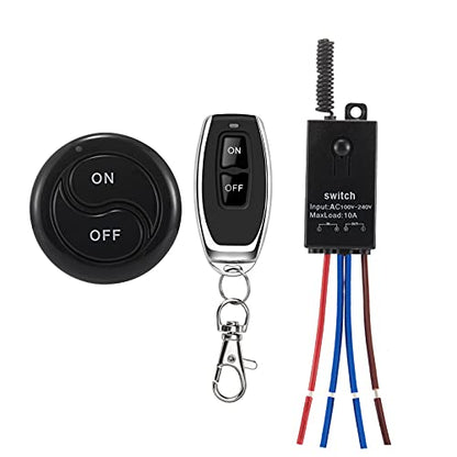 Wireless Lights Switch,110V/120V/240V /10A Relay,Mini Remote Switch. - color: 110V-240V Mini Remote switch-10A
