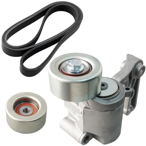 38410 Engine Belt Tensioner Serpentine Belt Drive Idler Pulley Kit - size: 90K-38410