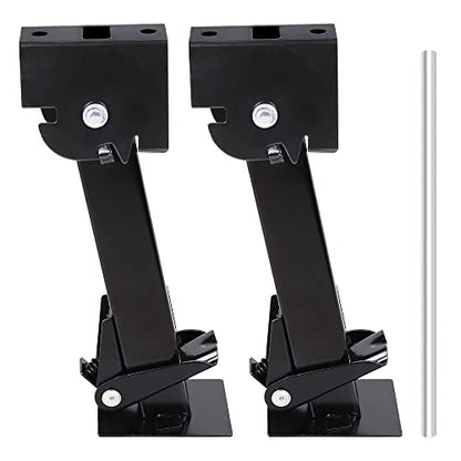 Telescoping Trailer Stabilizer Jacks - Adjusts from 11.8" to 17.7", Includes 11.8" Long Bar/Crank, 1000 lbs Capacity Each, Set of 2