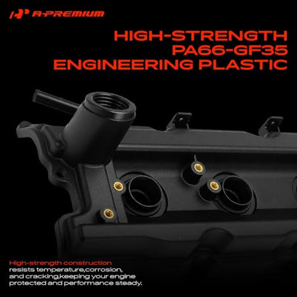 A-Premium Left Side Engine Valve Cover, with Gasket - style: Left Cover