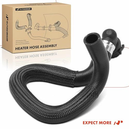 A-Premium Outlet HVAC Heater Hose Pipe Line Assembly with Protective Sleeve