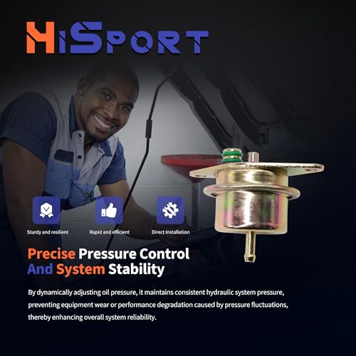 HiSport F4SE9C968AA Fuel Injection Pressure Regulator 2.7BAR ZZM113280 - size: HSFPR162T